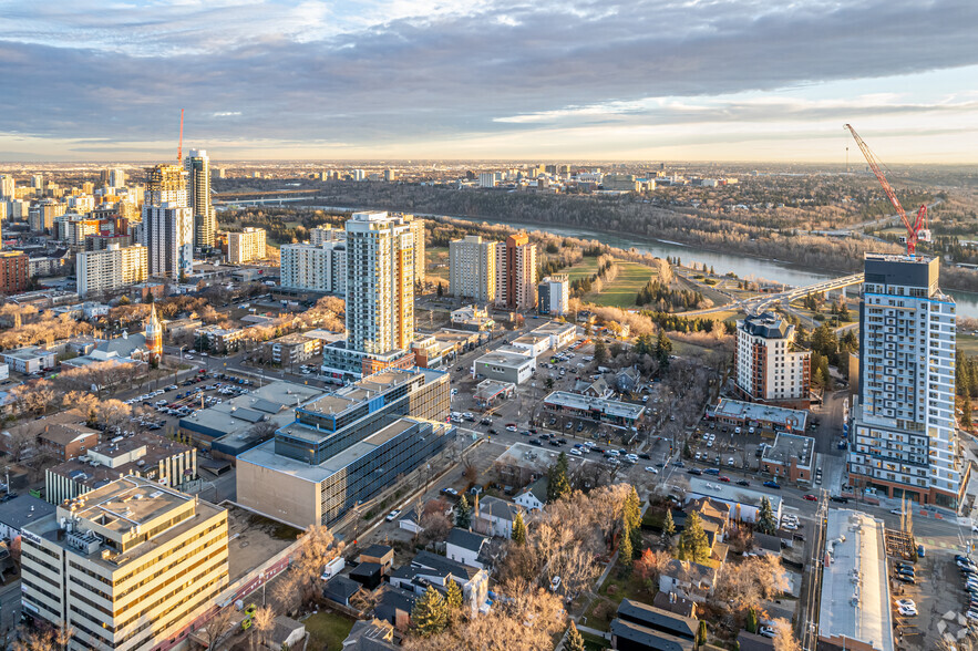 12418 102 Av NW, Edmonton, AB for lease - Aerial - Image 3 of 3