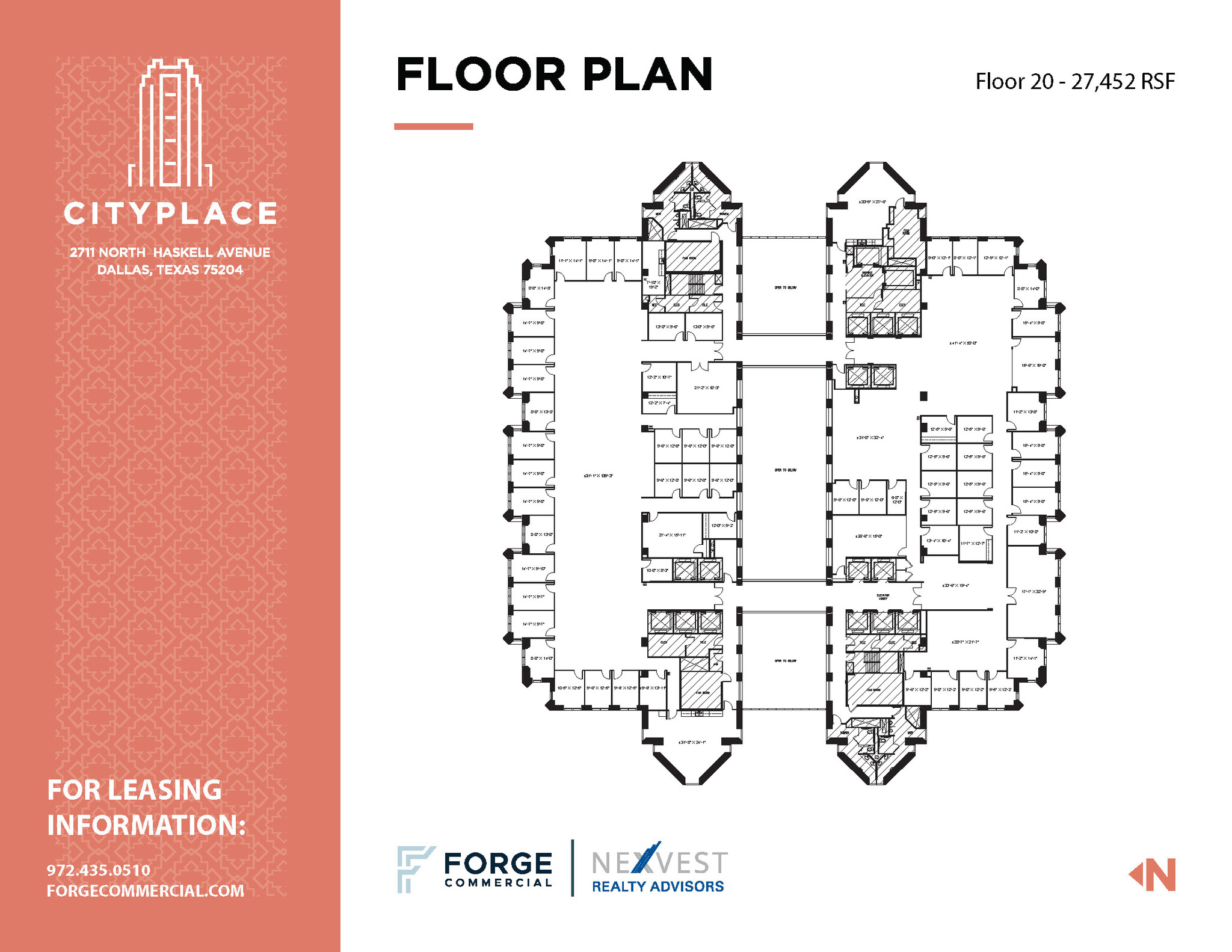 2711 N Haskell Ave, Dallas, TX for lease Floor Plan- Image 1 of 2