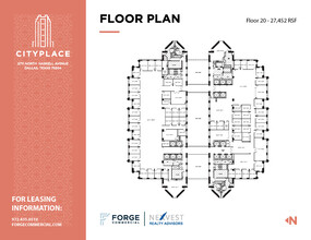 2711 N Haskell Ave, Dallas, TX for lease Floor Plan- Image 1 of 2