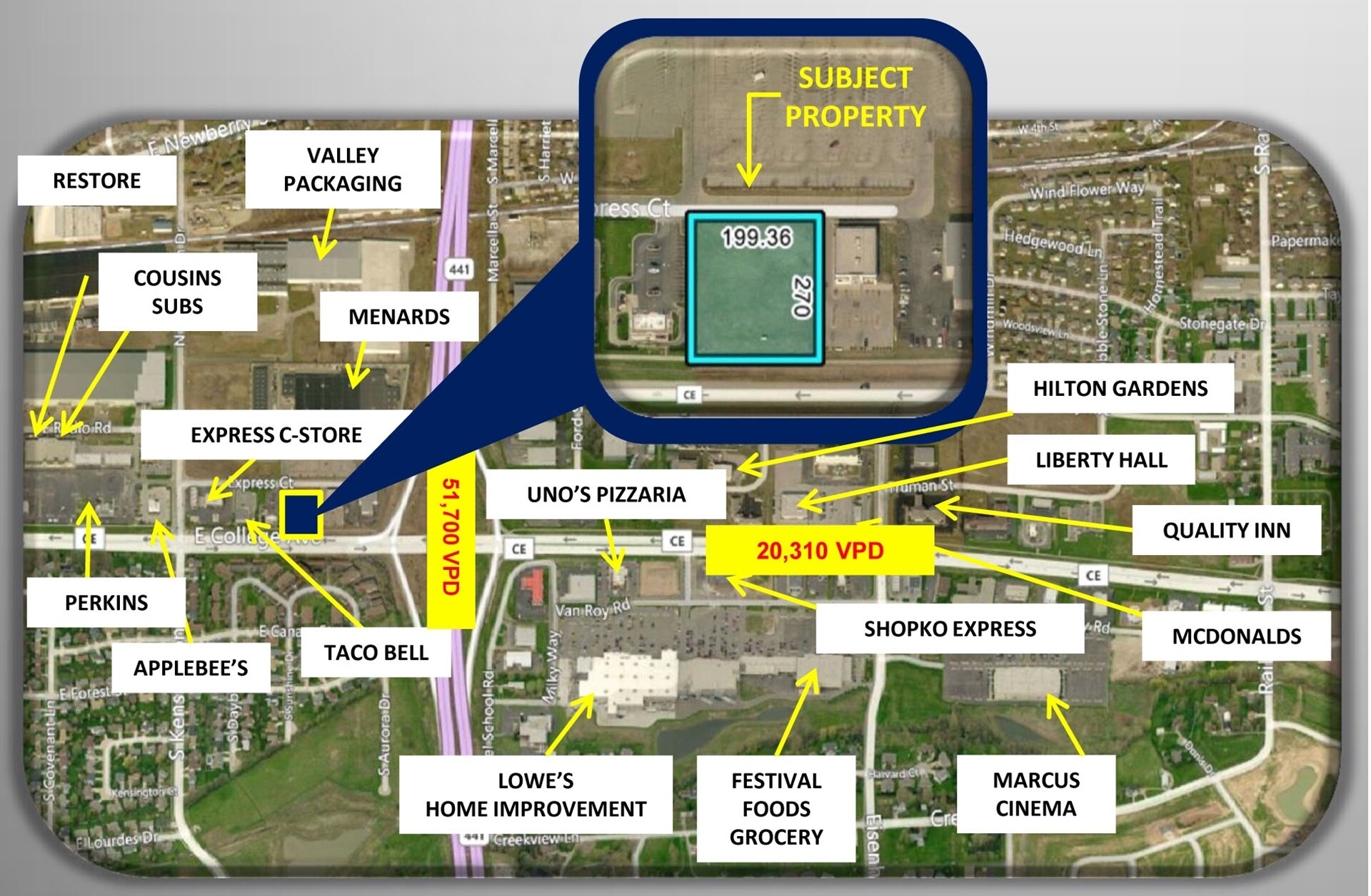 E College Ave And S Kensington Dr, Appleton, WI for sale Building Photo- Image 1 of 1