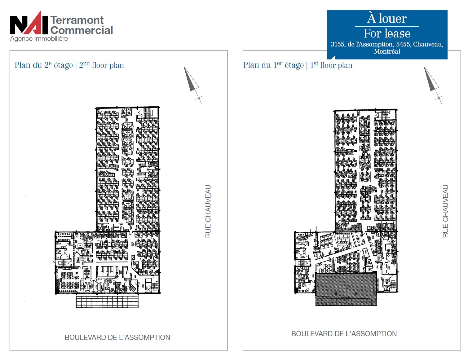 5455 Rue Chauveau, Montréal, QC for lease Floor Plan- Image 1 of 1