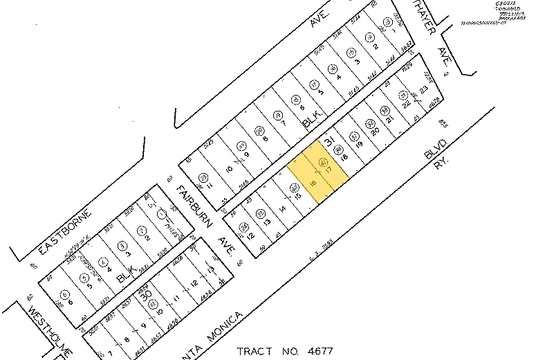 10537 Santa Monica Blvd, Los Angeles, CA for lease Plat Map- Image 1 of 24