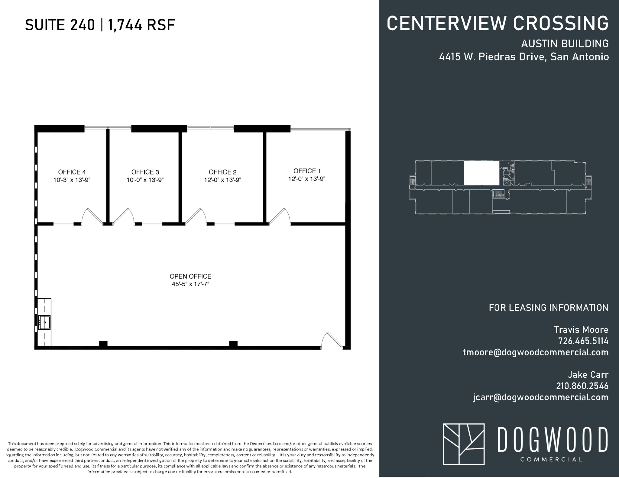 4538 Centerview Dr, San Antonio, TX for lease Floor Plan- Image 1 of 1