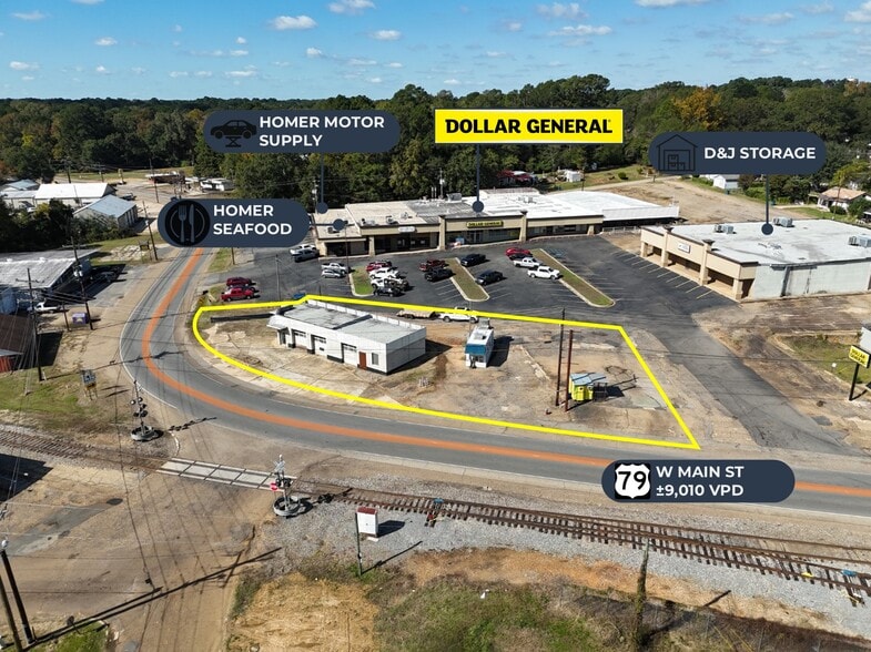 101 W Main St, Homer, LA for sale - Building Photo - Image 1 of 10