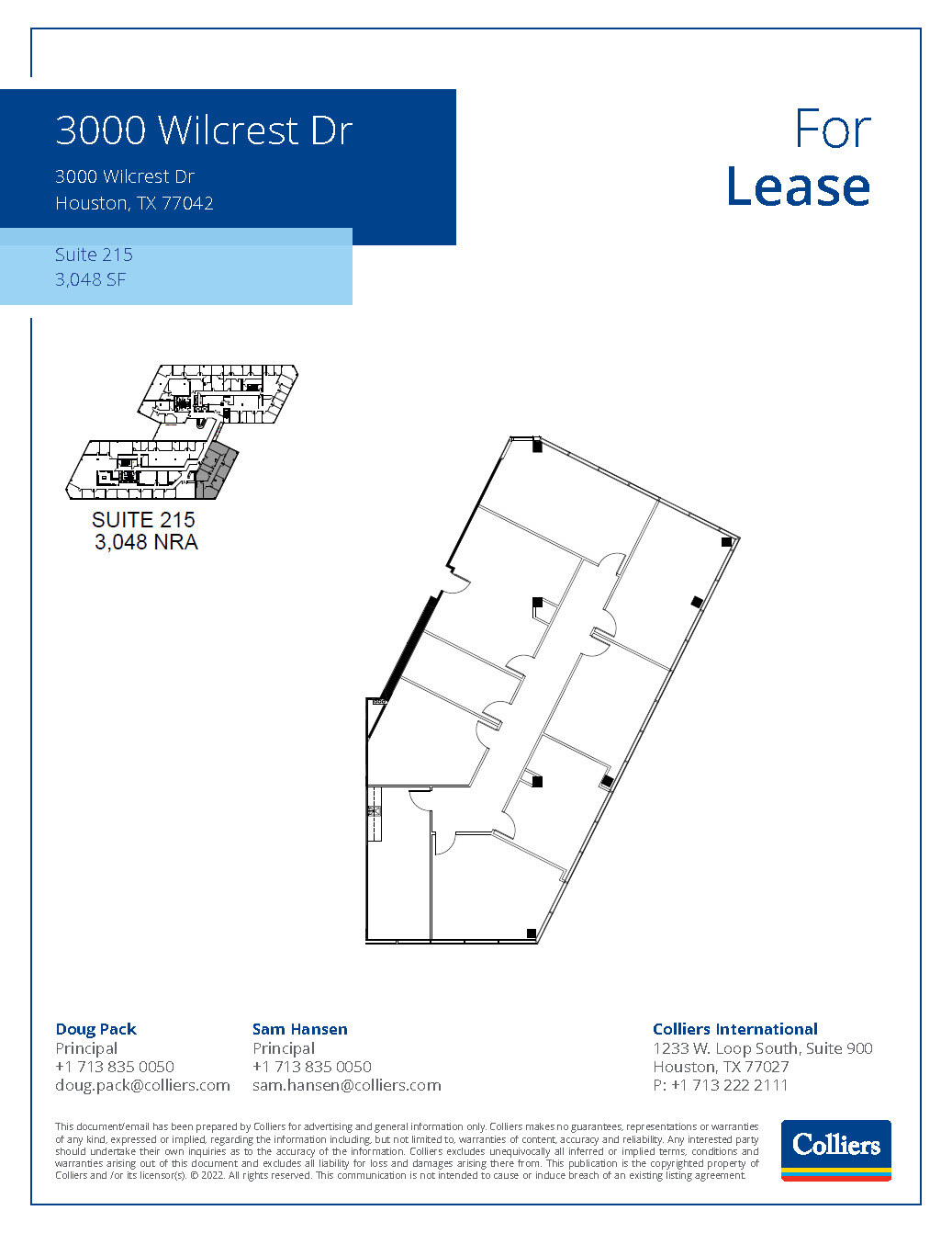 3000 Wilcrest Dr, Houston, TX for lease Floor Plan- Image 1 of 1