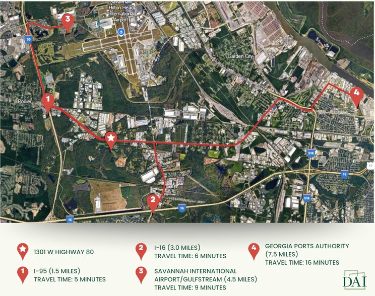 1323 US Highway 80 E, Pooler, GA for lease - Building Photo - Image 2 of 2