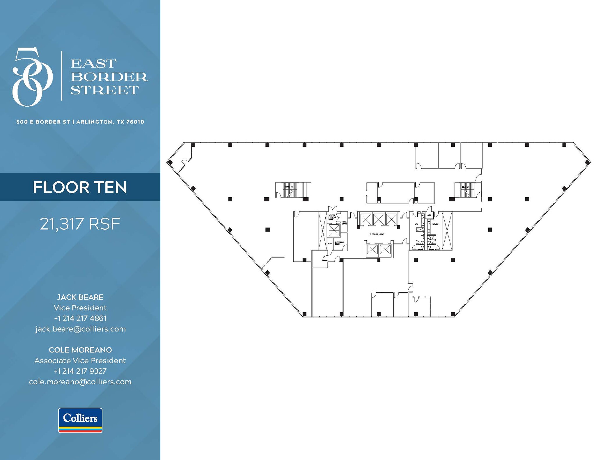 500 E Border St, Arlington, TX for lease Floor Plan- Image 1 of 1