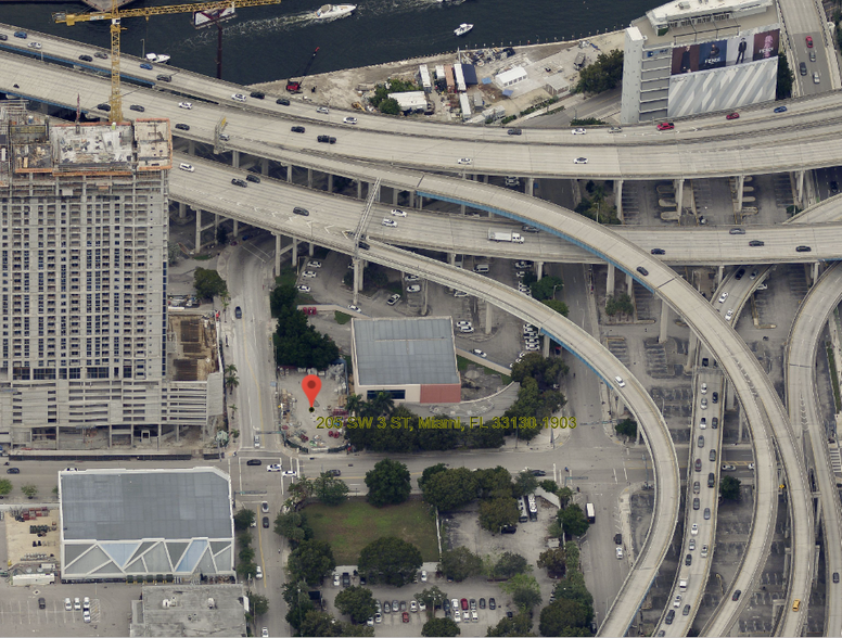 205 SW 3rd St, Miami, FL for lease - Aerial - Image 1 of 6