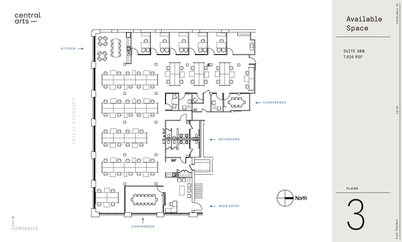 730 N Franklin St, Chicago, IL for lease Floor Plan- Image 1 of 8