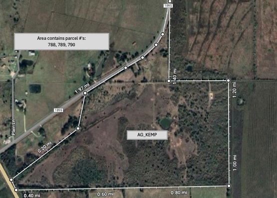 13633 FM 1895, Kemp, TX for lease Aerial- Image 1 of 3