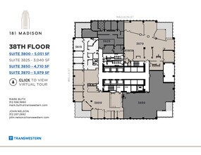 181 W Madison St, Chicago, IL for lease Floor Plan- Image 1 of 2