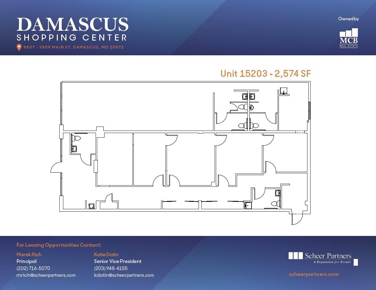 9815 Main St, Damascus, MD for lease Floor Plan- Image 1 of 11
