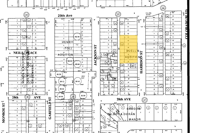 2855 N Harrison St, Denver, CO for sale - Plat Map - Image 3 of 4