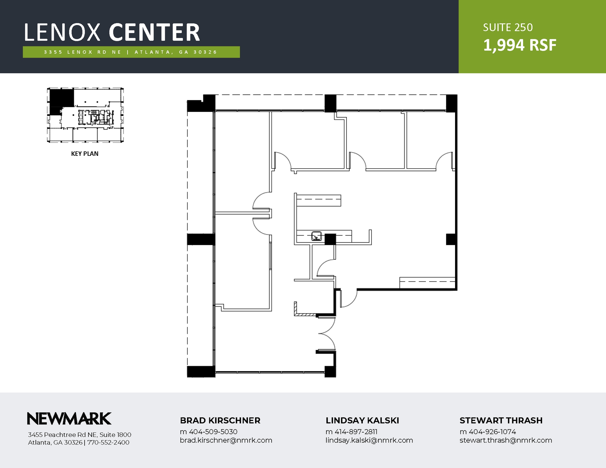 3355 Lenox Rd NE, Atlanta, GA for lease Floor Plan- Image 1 of 1