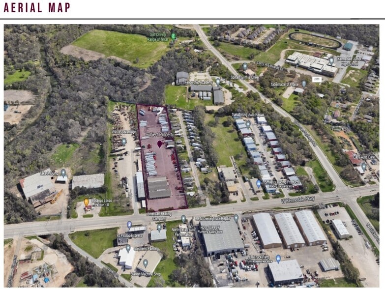 732 W Kennedale Pky, Kennedale, TX for lease - Aerial - Image 2 of 9