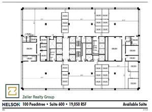 100 Peachtree St NW, Atlanta, GA for lease Floor Plan- Image 1 of 1