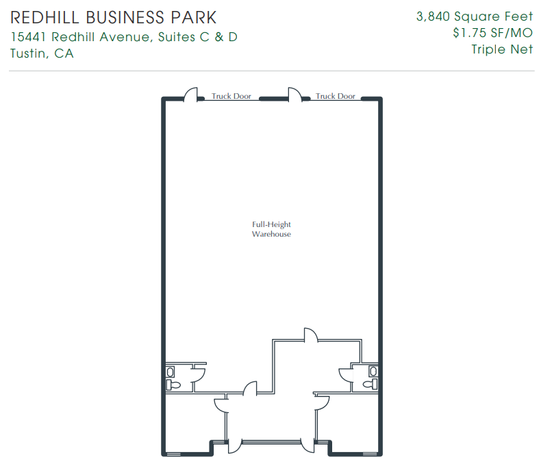 15441 Red Hill Ave, Tustin, CA for lease Floor Plan- Image 1 of 1