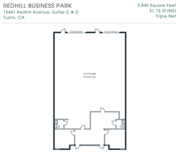 15441 Red Hill Ave, Tustin, CA for lease Floor Plan- Image 1 of 1