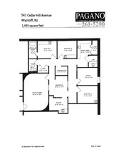 541 Cedar Hill Ave, Wyckoff, NJ for lease Site Plan- Image 2 of 2