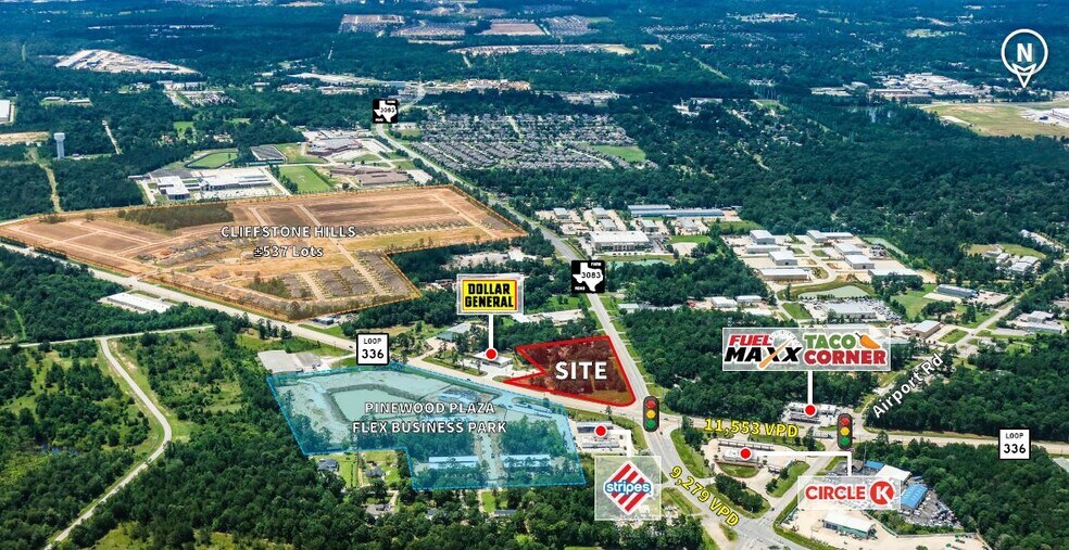 Loop 336 & FM 3083, Conroe, TX for sale - Building Photo - Image 1 of 1