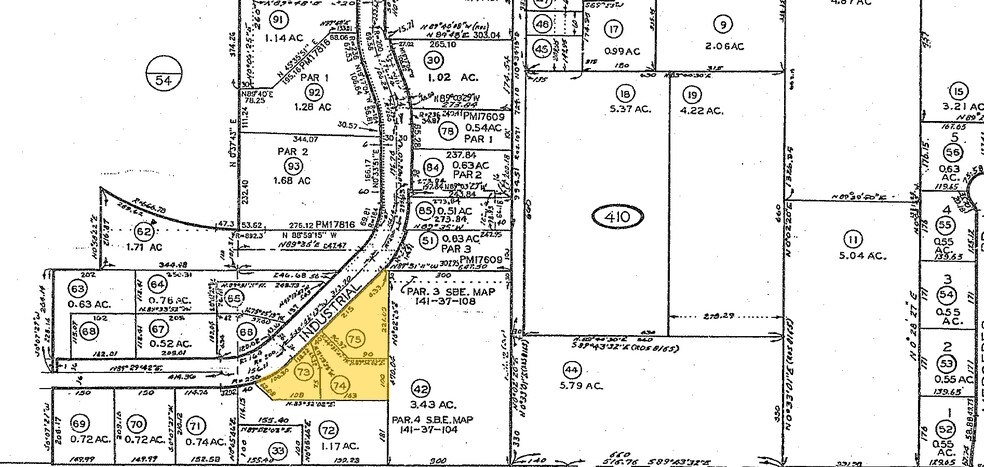 Industrial Way, Fallbrook, CA for sale - Plat Map - Image 1 of 1
