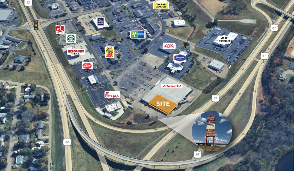 934-942 Valley Creek Dr, Farmington, MO for lease - Aerial - Image 1 of 21