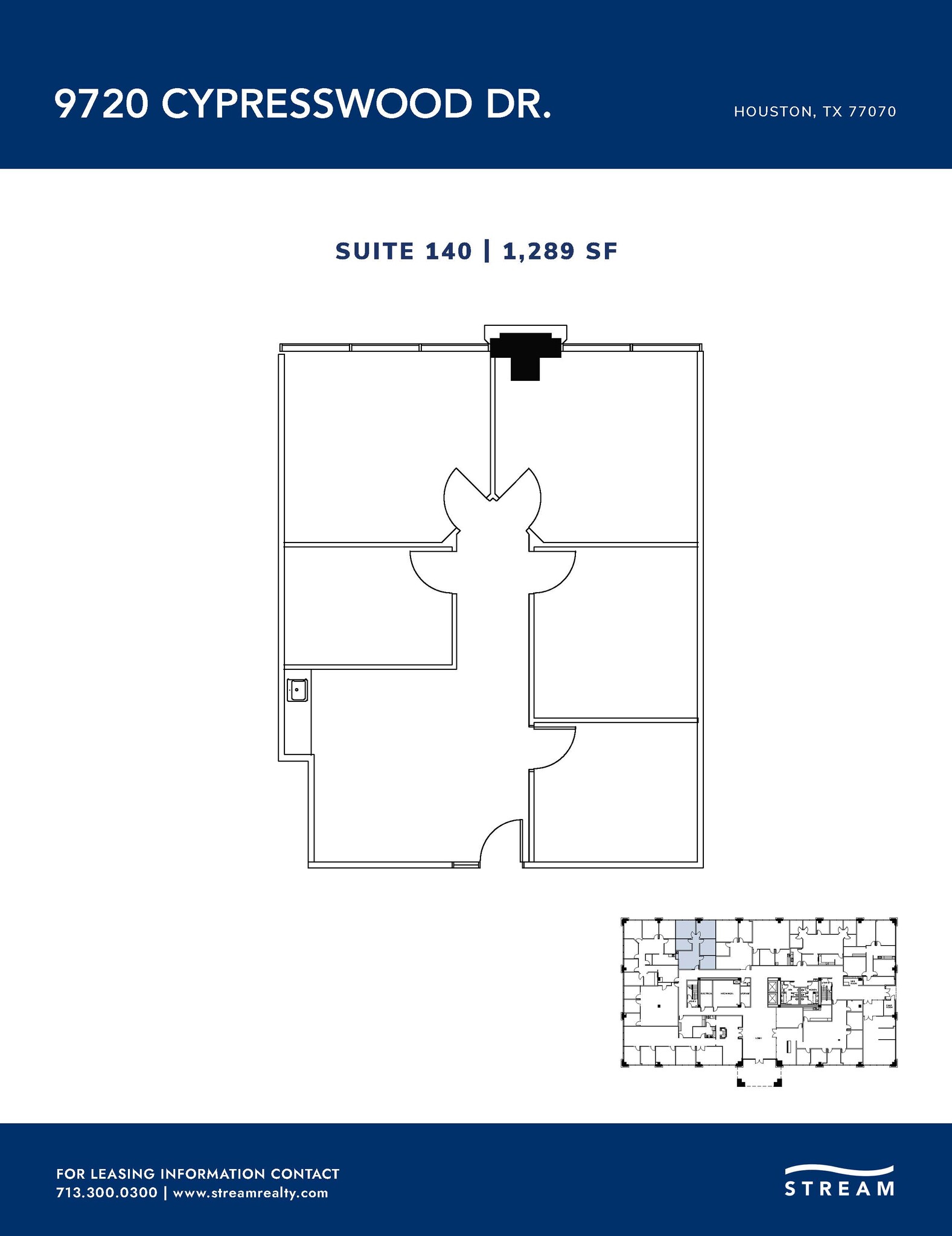 9720 Cypresswood Dr, Houston, TX for lease Floor Plan- Image 1 of 1