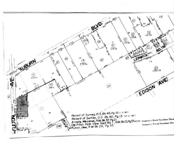 3500 Fulton Ave, Sacramento, CA for sale - Plat Map - Image 2 of 22