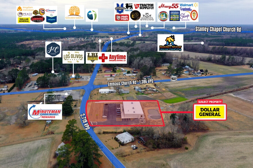 2241 Indian Springs Rd, Dudley, NC for sale - Aerial - Image 3 of 4