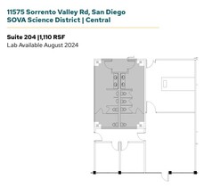 11555 Sorrento Valley Rd, San Diego, CA for lease Floor Plan- Image 1 of 1