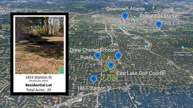 1853 Stanton St, Decatur, GA - AERIAL  map view