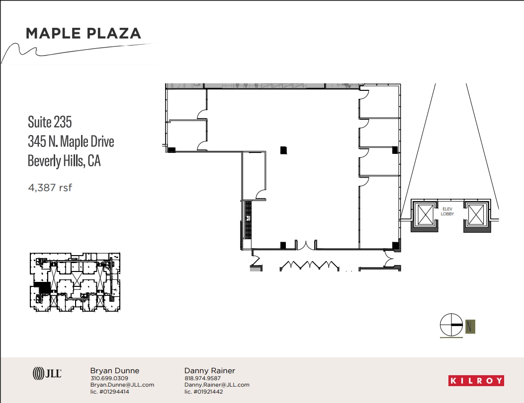 345 N Maple Dr, Beverly Hills, CA for lease Floor Plan- Image 1 of 1