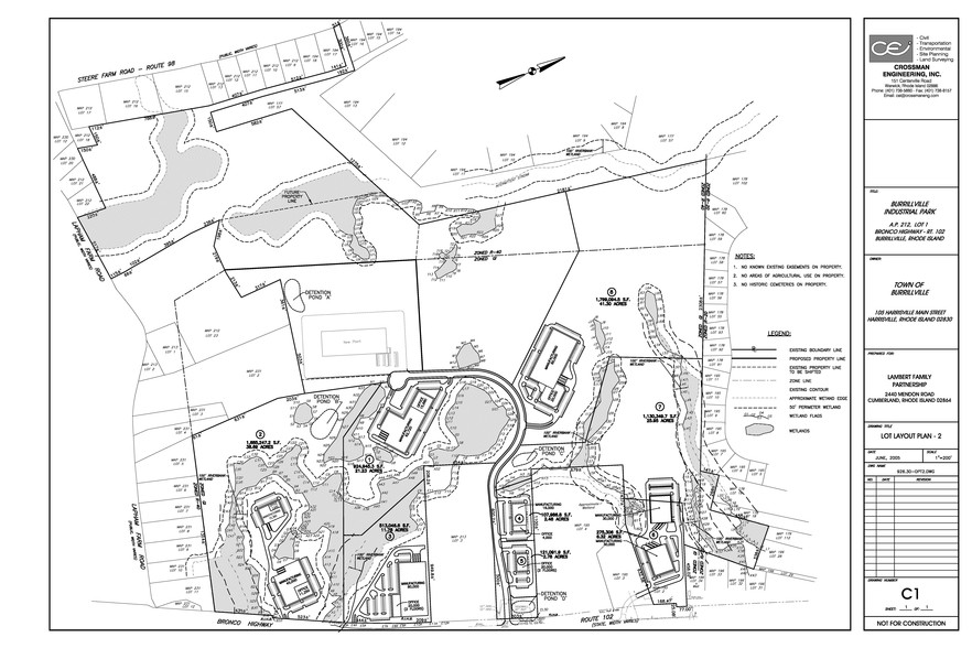 Broncos Highway, Burrillville, RI for sale - Site Plan - Image 2 of 8