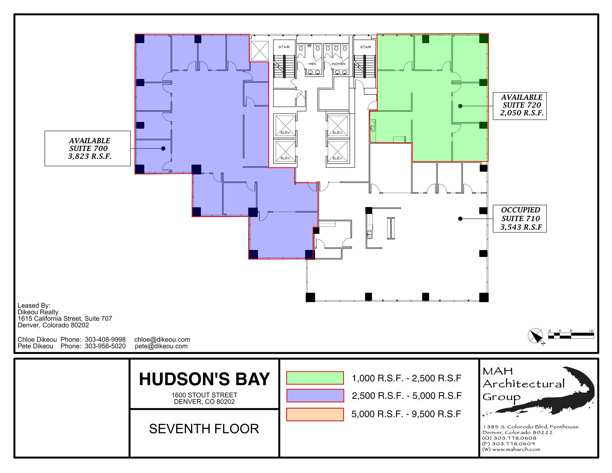 1600 Stout St, Denver, CO for lease Site Plan- Image 1 of 1