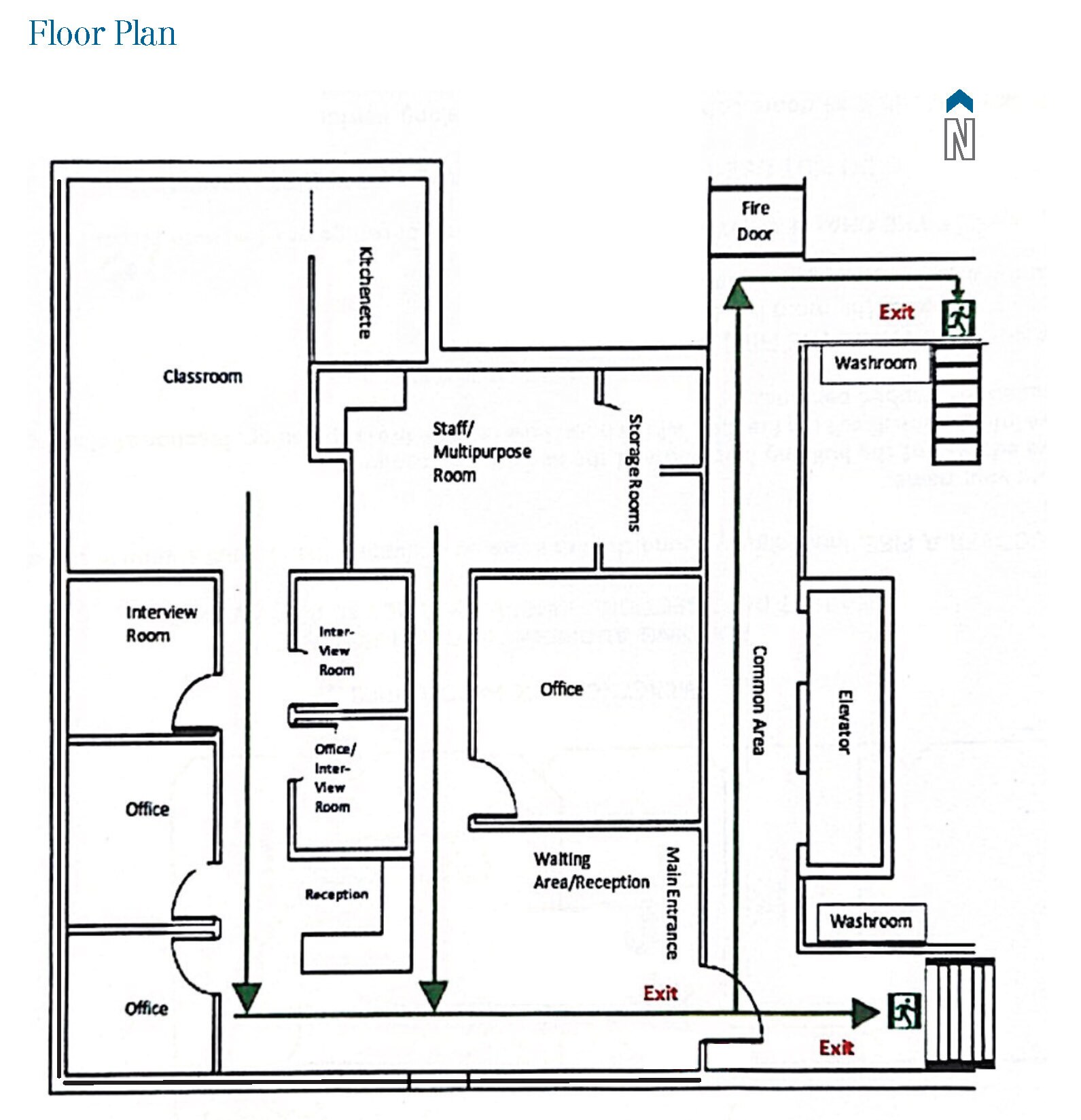 5172 Kingsway, Burnaby, BC for lease Floor Plan- Image 1 of 6