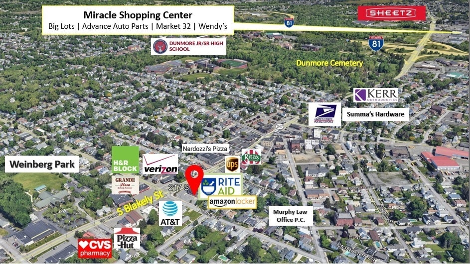 217 S Blakely St, Scranton, PA for sale - Aerial - Image 2 of 15