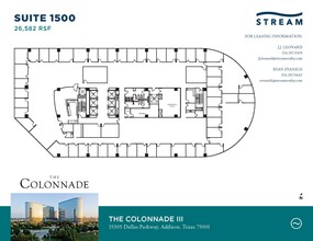 15301 N Dallas Pky, Addison, TX for lease Floor Plan- Image 1 of 1