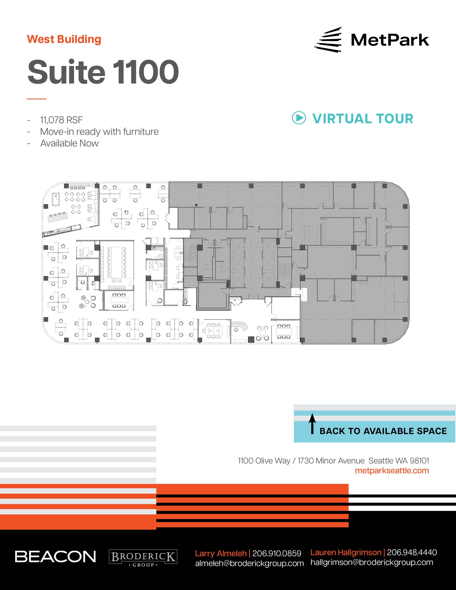 1100 Olive Way, Seattle, WA for lease Floor Plan- Image 1 of 1