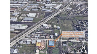 210 Brand Ln, Stafford, TX - AERIAL  map view - Image1