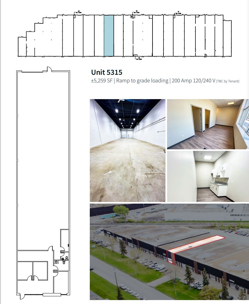 5203-5519 82 Av NW, Edmonton, AB for lease Floor Plan- Image 1 of 1