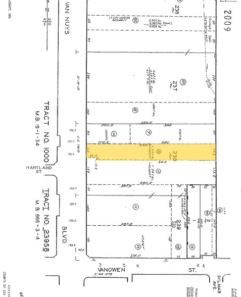 6850 Van Nuys Blvd, Van Nuys, CA for lease - Plat Map - Image 2 of 2