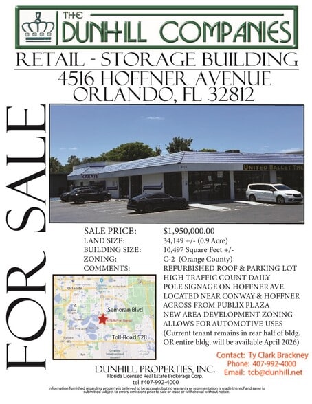 4516 Hoffner Ave, Orlando, FL for sale - Building Photo - Image 3 of 5