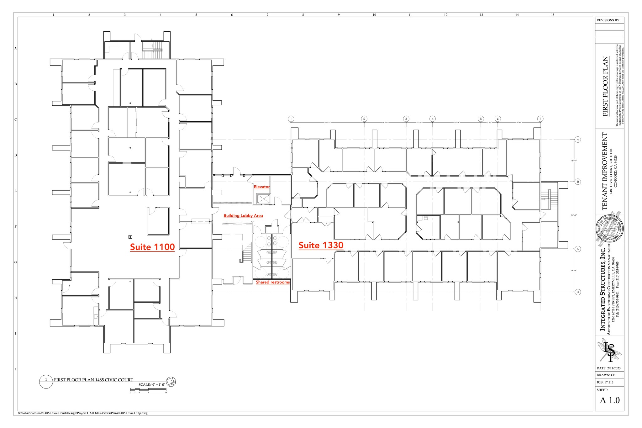 1485 Civic Ct, Concord, CA for lease Site Plan- Image 1 of 21