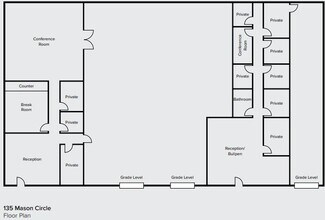 135 Mason Cir, Concord, CA for lease Floor Plan- Image 1 of 1