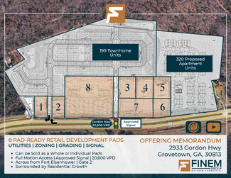 More details for 2933 Gordon Highway, Grovetown, GA - Land for Sale