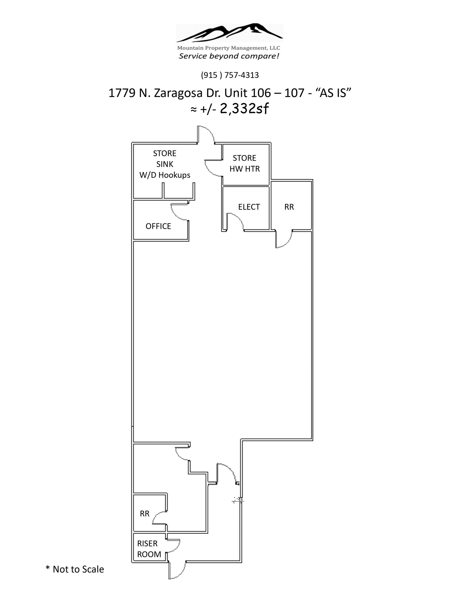 1779 Zaragosa Rd, El Paso, TX 79936 Retail for Lease
