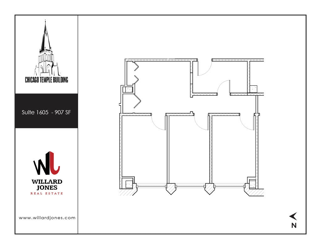 77 W Washington St, Chicago, IL for lease Floor Plan- Image 1 of 1