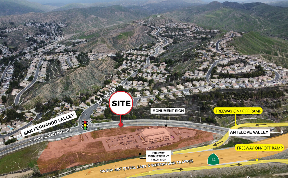 14550 W Soledad Canyon Rd, Santa Clarita, CA for lease - Building Photo - Image 1 of 9