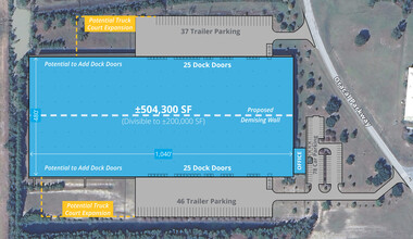 1086 Oracal Pky, Ellabell, GA for lease Site Plan- Image 2 of 5