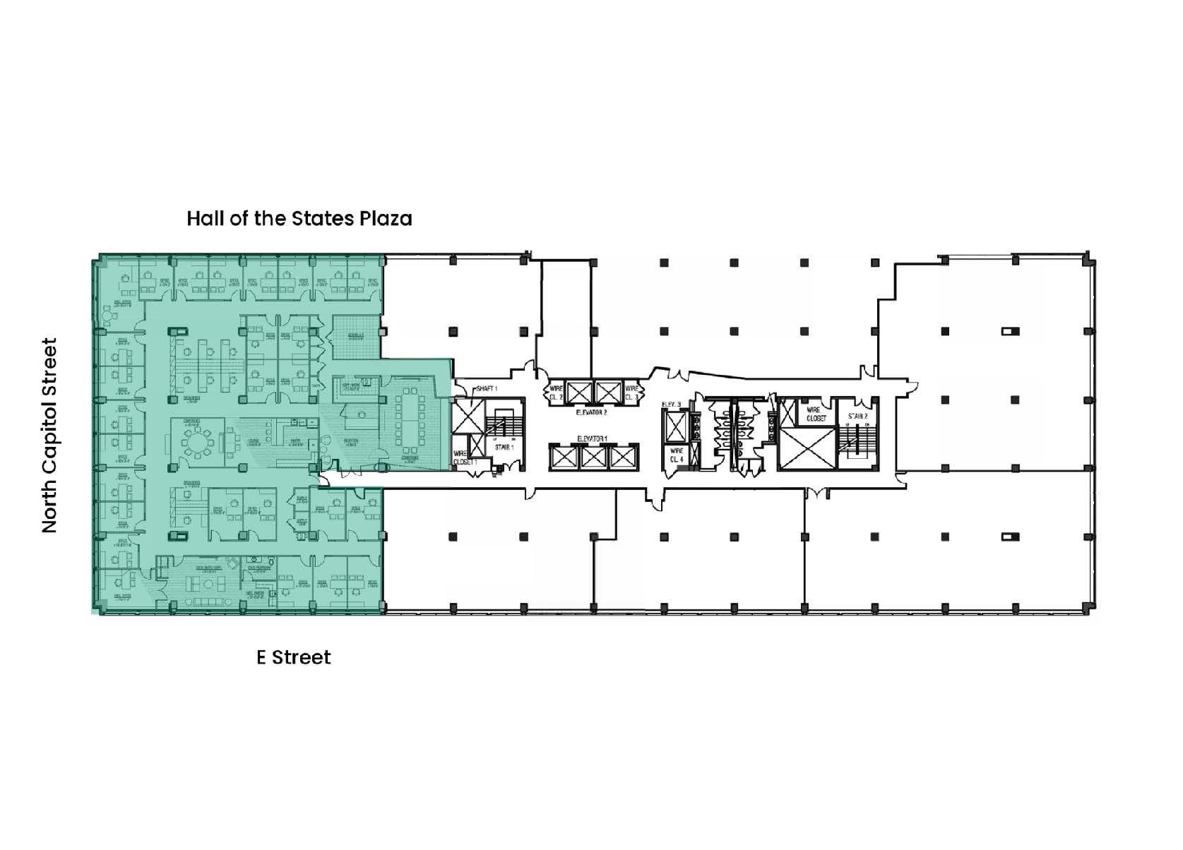 400-444 N Capitol St NW, Washington, DC for lease Floor Plan- Image 1 of 1